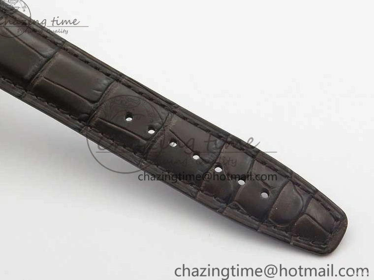 MIROTIME 0102 Efficient Portofino Chrono RG ZF 1:1 Best Edition White Dial on Brown Leather Strap A 7151